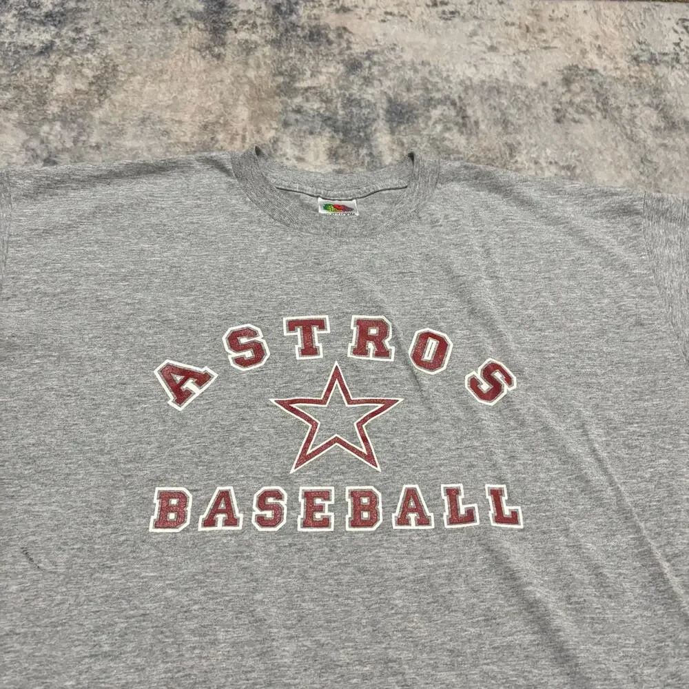 Vintage Houston Astros Baseball Fruit of the Loom Tee XL
